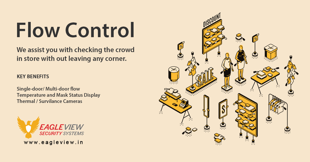 Crowd Flow Control - Eagle View Security Systems